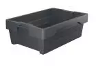 Twist stacking container Twistbox 600x400x200mm closed grey