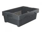 Twist stacking container Twistbox 600x400x200mm lattice grey