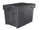 Twist stacking container Twistbox 600x400x400mm lattice grey