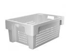 rotary stacking container DSB-N 600x400x250mm lattice white