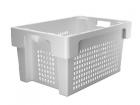 rotary stacking container DSB-N 600x400x300mm lattice white