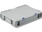 hinged lid for Basicline 400x300mm grey