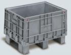 Large capacity folding box 800x600x530mm grey