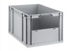 euro-container 600x400x320mm discharge opening grey