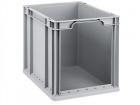 euro-container 400x300x320mm full discharge opening grey