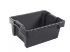 Rotating stacking containers DSB-N 400x300x170mm grey