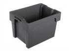 Rotating stacking containers DSB-N 400x300x270mm grey