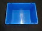 euro container 400x300 H220mm, blue with lid