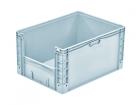 container basicline plus 800x600 H420mm with retrieval opening, grey