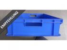 euro container 600x400 H130mm, blue