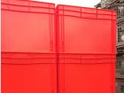 euro container 800x600 H220mm, red