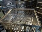 Stacking transport boxes, 415x330x155mm, perforated