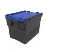Space-saving container 400x300x306mm with hinged lid