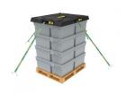Pallet cover 1200x1000mm with tensioning straps
