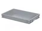 euro container 600x400x75mm grey