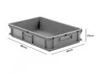 euro container EF 6120 600x400x120mm grey