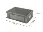 euro container EF 4120 400x300x120mm grey