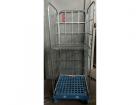 Roll container 785x705x1850mm blue/silver