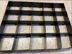 Compartments for large capacity containers 555x695x78mm black