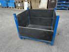 Steel container 1200x1000x975mm foldable blue