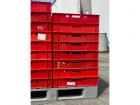 euro meat container E1 red