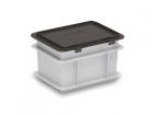Hinged lid for euro containers RAKO 200x150mm anthracite