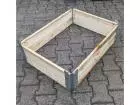 Half wooden stacking frame 800x600x200mm used