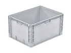 Euro container basicline plus 800x600x420mm with sandwich base grey